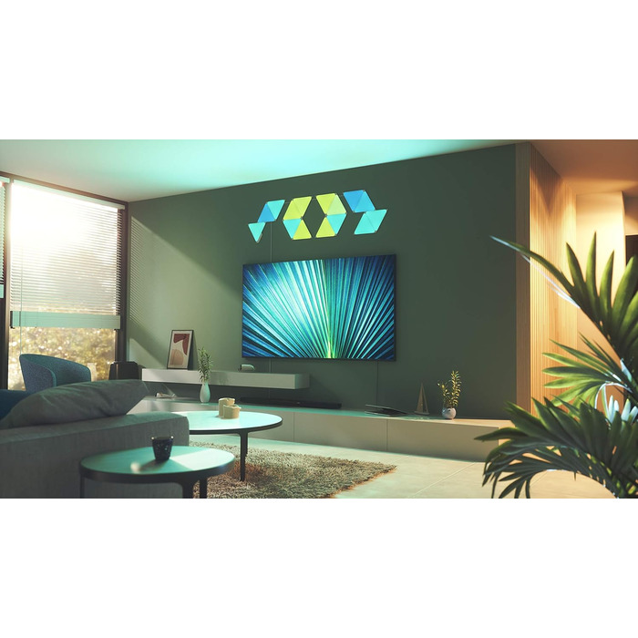 15 Smart Triangular LED Panels RGBW - Modular WiFi 16 Million Colours Wall Light Indoor, Music & Screen Sync, Works with Alexa Google Apple, 15 Smart Triangular LED Panels RGBW - Modular WiFi 16 Million Colours Wall Light Indoor, Music & Screen Sync, Work