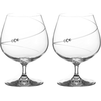 Чарки для лікеру DIAMANTE SWAROVSKI Brandy Cognac, силуетні, ручної роботи, прикрашені кристалами Swarovski