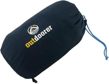 Легкий спальний мішок Trek Comfort від outdoorder, вагою 880 г дорожній спальний мішок для дорослих синього кольору, дуже маленький розмір упаковки 28x15 см