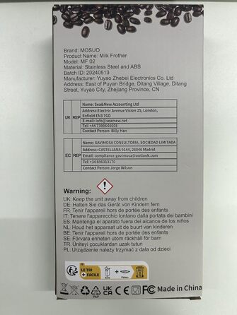 Електричний спінювач молока, що перезаряджається, USB і міні-ручний блендер з подвійним віночком, блендер з нержавіючої сталі для