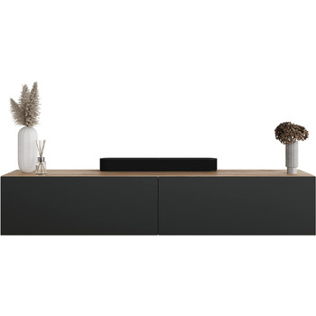 Тумба під телевізор Planetmbel, стіл під телевізор довжиною 160 см, тумба під телевізор підвісна або стояча, тумба під телевізор д