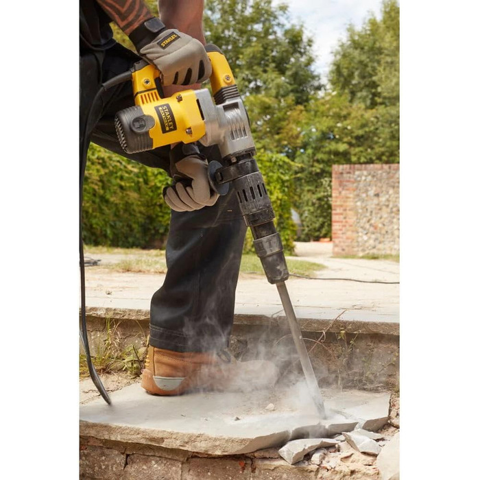 Відбійний молоток Stanley FatMax SDS-max SFMEH220K (1010 Вт, 8,5 Дж, з пневматичним ударним механізмом для довбальних робіт у цегл