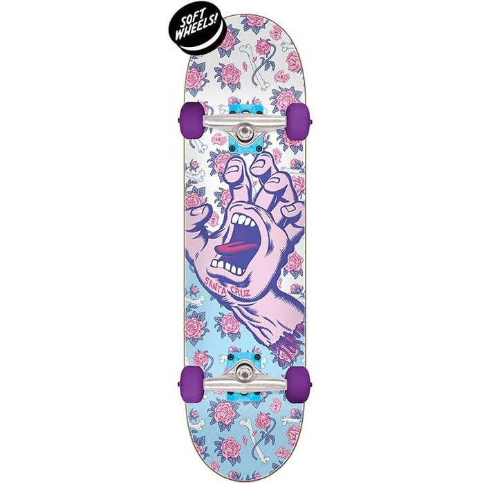 Скейтборд Santa Cruz Classic Dot 8.0" x 31.25" Black – оригінальний компліт 7-шаровий беріз, ABEC-5, чорний з класичною точкою