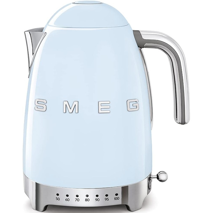 Чайник Smeg KLF04PBEU, 2400, 1,7 літра, Пастельно-блакитний одномісний