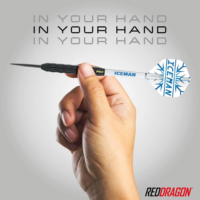 Набір дротиків RED DRAGON Peter Wright Snakebit проти Gerwyn Price Iceman DWC зі сталевим наконечником, виготовлений з латуні, з льотками та древками