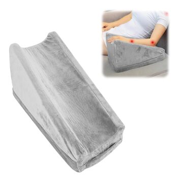 Подушка для підняття ніг, клиноподібна подушка, губчаста подушка для підняття рук, опора для ніг зі знімним чохлом для прямого коліна та руки, знімає набряк та біль