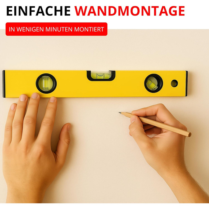 Настінна книжкова полиця Radius Booksbaum 2, велика, біла, виготовлена зі сталі з порошковим покриттям, 15 x 170 x 15,5 см, вміщує приблизно 130 книг, вантажопідйомність 6,5 кг на полицю, елегантна настінна полиця (725B)