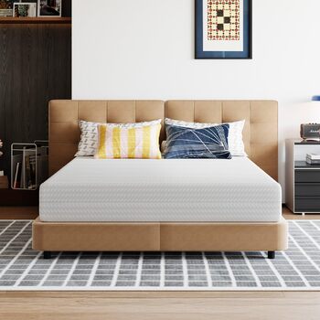 Матрац Novilla 140x200 см з холодної піни, рівень жорсткості H3/H4, 7-зонний комфортний матрац з піни, дихаючий комфортний згортаючий матрац зі знімним тканинним чохлом, сертифікований Oeko-TEX, висота 18 см, 18 см, 140 x 200 см