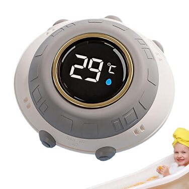 Термометр для ванни Teksome, цифрові термометри для ванни - вимірювач температури води - цифрові кімнатні термометри зі світлодіод