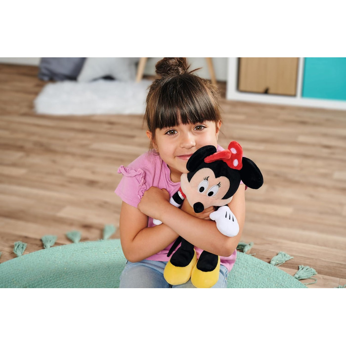 М'яка іграшка Disney Мінні Маус, 25 см, у червоній сукні, для немовлят з перших місяців життя, 6315870226 -