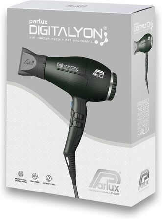 Фен Parlux Digitalyon KL341S, антрацит