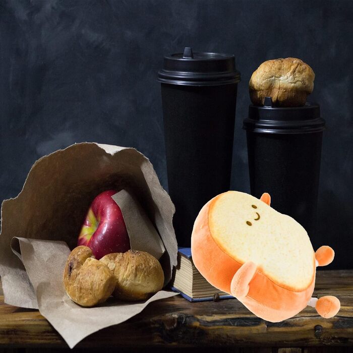 М'яка іграшка Auptiz Toast Bread Cushion, 19 x 18 см