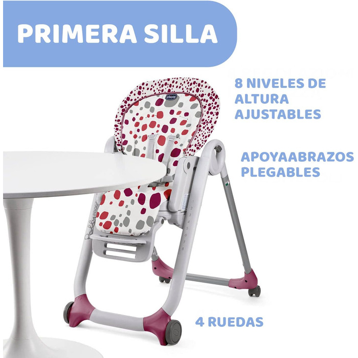 Регульований стільчик для годування від народження до 3 років (15 кг), дитячий стільчик для годування з функцією нахилу та сидіння