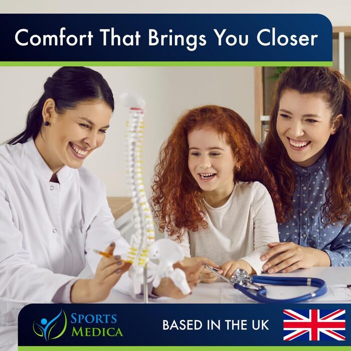 Медично розроблена подушка для колін - Ортопедичний клин з піни з пам&39яттю форми для сну на боці, ішіасу, болю в попереку - Подушка для ніг для сну на боці - включаючи медичний посібник, білий