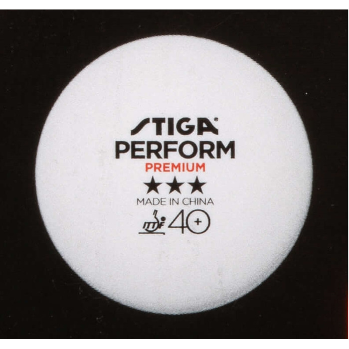 М'ячі для настільного тенісу Stiga Perform Premiun ITTF 6 шт (1113-2410-06)