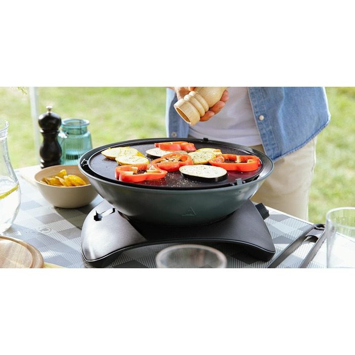 Газовий гриль Campingaz 360 Grill CV безкоштовний набір з 4 грилів CV470. Спеціальна пропозиція гриль унісекс для дорослих, антрацитовий, один розмір, для кемпінгу та активного відпочинку