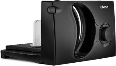 Хліборізка Складний електричний слайсер, ковбасний слайсер, запобіжна ручка, лезо з нержавіючої сталі 170 мм, регулятор товщини від 0 до 15 мм, 150 Вт, 0918 Katana