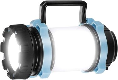 Акумуляторний світлодіодний кемпінговий ліхтар, суперяскраві портативні кемпінгові ліхтарі з гачком, регульована яскравість, кемпінговий ліхтар USB-C для походів, використання на свіжому повітрі, надзвичайних ситуацій, відключення електроенергії ()