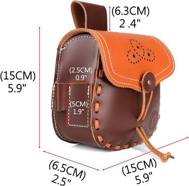 Багатофункціональний шкіряний поясний мішок EDC Організатор сумка пожежний стартер тримач для виживання на відкритому повітрі кемп