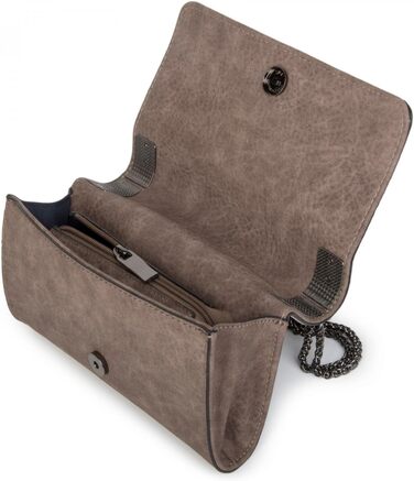 Клатч, вечірня сумочка з металевими застібками та ланцюжком, вінтажний дизайн, жіночий 02012046 Оливковий