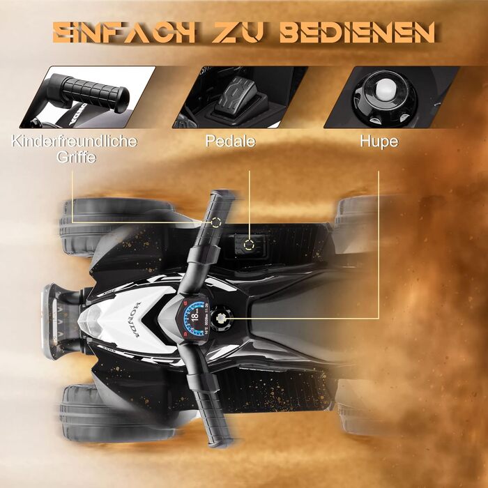 Електричний квадроцикл міні квадроцикл дитячий електричний квадроцикл дитячий квадроцикл зі світлодіодом і клаксоном дитячий мотоц