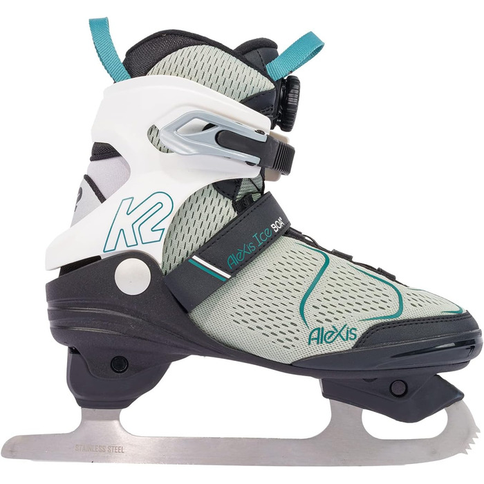 Жіночі ковзани K2 ALEXIS ICE BOA FB, сіро-блакитні, розмір 40 (EU)