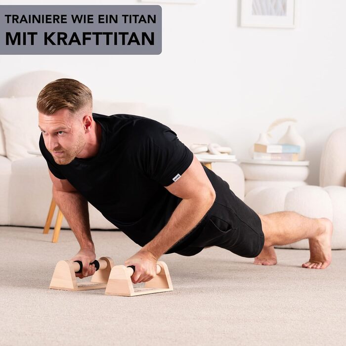 Дерев&39яні ручки для віджимань Надзвичайно нековзні та зручні Ідеальне фітнес-обладнання для дому Обладнання для калістеніки Паралелети Турніри для домашнього спортзалу Ручки для стійки на руках