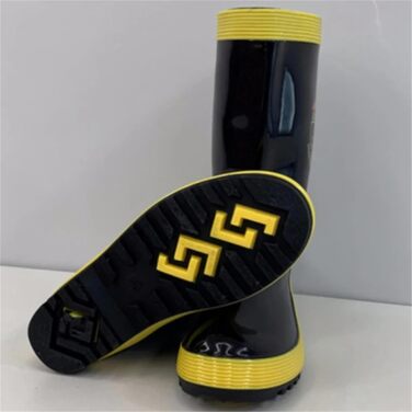 Чоловіче взуття з ПВХ, зносостійке, водонепроникне та нековзне, гумові чоботи для чоловіків, підлітків, садові, гумові, на низькому каблуці, для дорослих, розмір 41, чорні