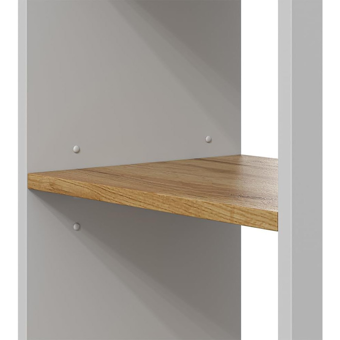 Книжкова шафа Vicco Tomy, білий/золотий дуб, 40 x 120 см, 4 відділення, білий/золотий дуб, 40 x 120 см