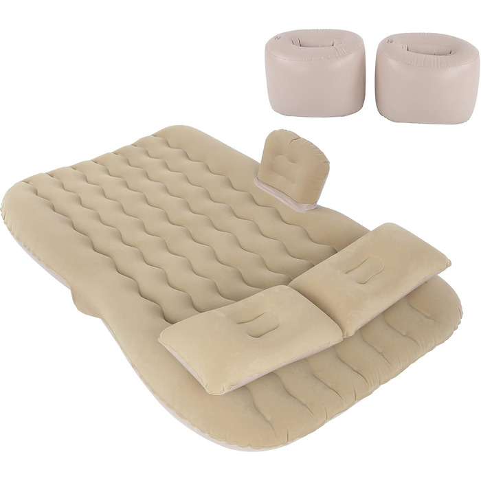 Надувний матрац для автомобіля, Надувний матрац, Надувне ліжко для заднього сидіння автомобіля, Автомобільний надувний матрац, Зручне ліжко для подорожей, Надувний матрац з подушкою-топ, Матрац, Надувне ліжко для кемпінгу та подорожей на свіжому повітрі