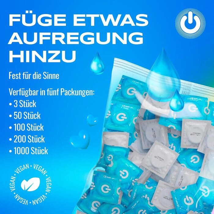 Презервативи ON) Natural Feeling, тонкі, 54 мм, 50 шт