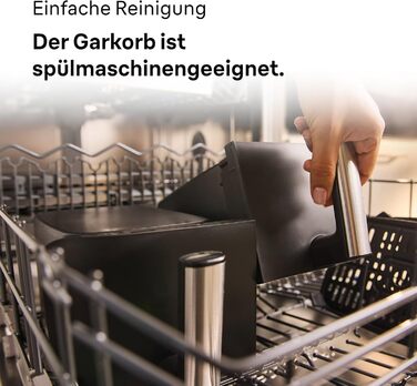 Аерофритюрниця Braun TwinCook 3 TD3030IBK, 2 камери, 8л (4л 4л), 80-200, функція Sync, 8 програм, легке очищення, 2850Вт, чорна