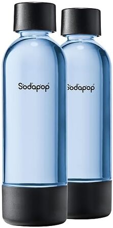 Стартовий набір Sodapop Soda Maker Joy Eco з циліндром CO і ПЕТ-пляшкою Виготовлений з переробленого матеріалу Чорний Висота 43 см