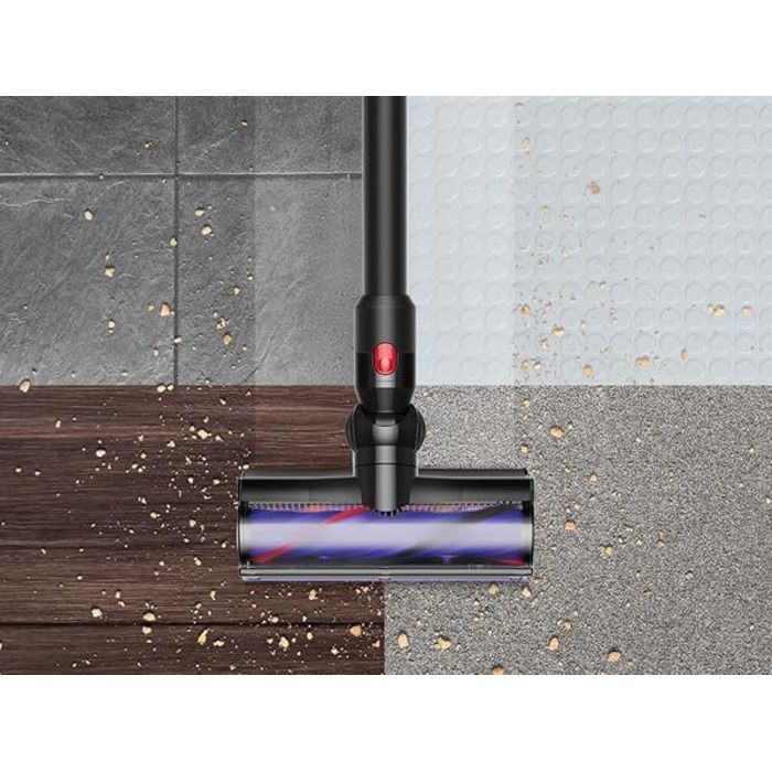 Ручний пилосос Dyson V8 Cyclone, чорний із зеленим, до 60 хв роботи