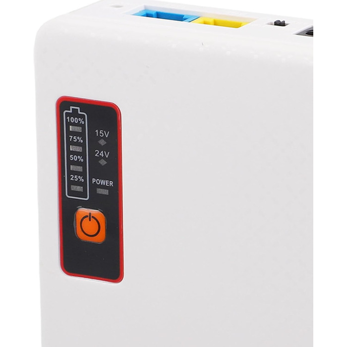 Джерело безперебійного живлення для роутера, модему, камери з USB Type-C та PoE виходом, захистом від перенапруги. Акумуляторна батарея для резервного живлення, європейська вилка., 20800 mAh