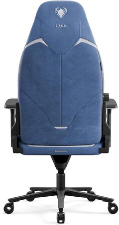 Ергономічне ігрове крісло Diablo з тканини, крісло X.Eye Prime для ПК з магнітним підголівником, ігрове крісло з функцією охолодження, ігрове крісло, ергономічне, міцне, з тканини, 140 кг, Meta Ocean