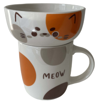 Набір для сніданку Limited Edition Happy Cat, 2 предмети (7136696)