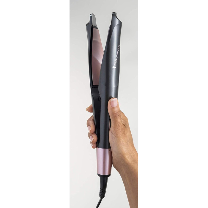 Мультистайлер 2в1 Remington Confidence для завивки та випрямлення волосся, 150-230 C, сірий, 28.7 x 3.8 см