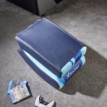 Ігрове крісло-гойдалка X Rocker Video Rocker для дітей - колір Lava (синій)