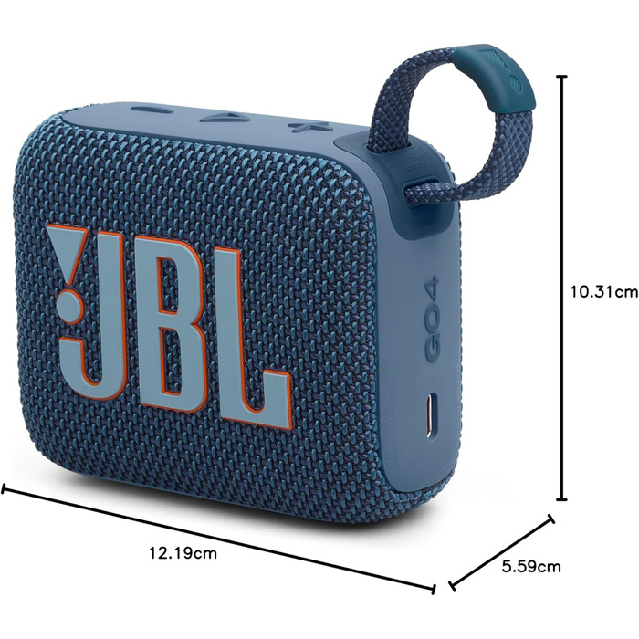 У синьому кольорі - Портативна Bluetooth-колонка з JBL Pro Sound, глибокими басами та функцією збільшення часу відтворення - Водон