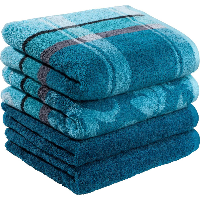 Набір рушників Erwin Mller 4 шт. - Ludwigsburg - 100 бавовна - розмір 50x100 см - приємно м'який, поглинаючий, об'ємний - практичн