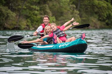 Надувне каное Sevylor Alameda, складний каяк на 21 особи, канадський, 375 x 93 см