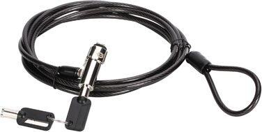 Замок для ноутбука з ключем, нано-слот, кабель 1,8 м, 02BN