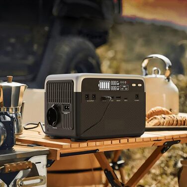 230 Wh, 230 V, 300 W & Solarpanel 60 W (Solar-Powerbank 230 Volt, Solar Power-Stations Camping), 230 Wh, 230 V, 300 W & Solarpanel 60 W (Solar-Powerbank 230 Volt, Solar Power-Stations Camping)