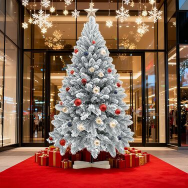 Штучна ялинка з ефектом натуральної білої сніжинки 150 см NAIZY