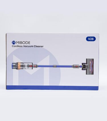 Акумуляторний пилосос MIBODE, 45000 Па/550 Вт/65 хв, акумуляторний пилосос з розумним дисплеєм, автоматичним режимом та щіткою про