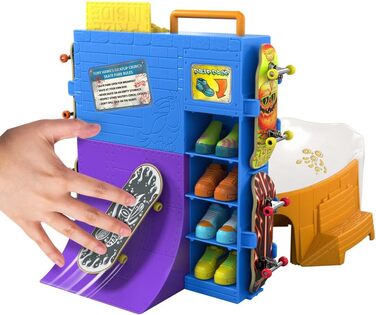 Набір грифів для скейтів Hot Wheels Skate Tony Hawk у вигляді миски для пластівців, 1 ексклюзивна дошка та пара знімних черевиків,