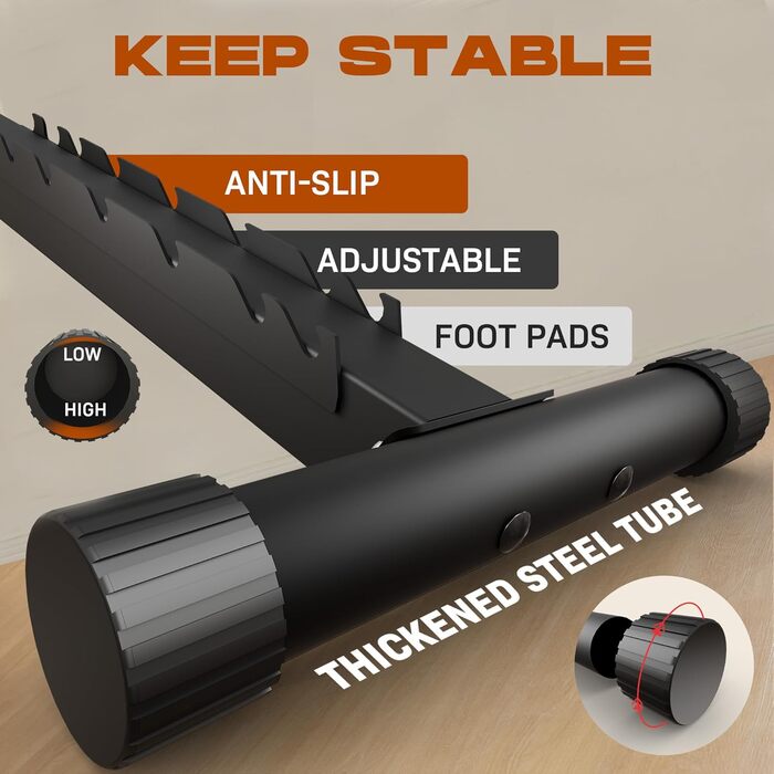 Складана силова лава Roygym, багатофункціональна тренувальна фітнес-лава з регульованою спинкою, похила лава для тренування всього тіла, стимулююча вантажопідйомність 300 кг/400 кг, чорно-червона