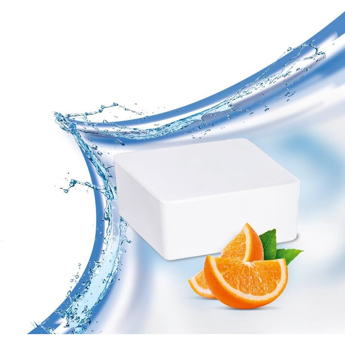Заправка WENKO Cube Dehumidifier 1000 г з ароматом апельсина, набір з 3 шт., виготовлений з білого хлориду кальцію