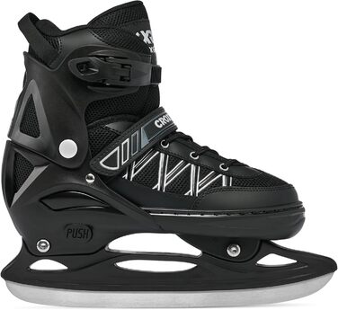 Регульовані роликові ковзани 2-в-1 Torch - колеса 76 мм з поліуретану, твердість гуми 82A, хром ABEC-9 - система подвійної вентиляції та DSAS - легкий корпус з полікарбонату - до розміру 45 (27,5 см-29,5 см)